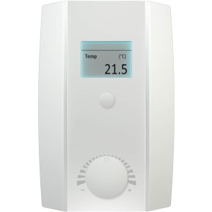 NOVOS 5 PTD biały LCD temp TRV, pot_aktywny