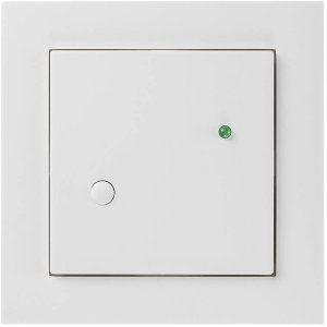 WRF06 TD PT100 1 / 3 DIN Gira E2 czysta biel matowy, LED zielony